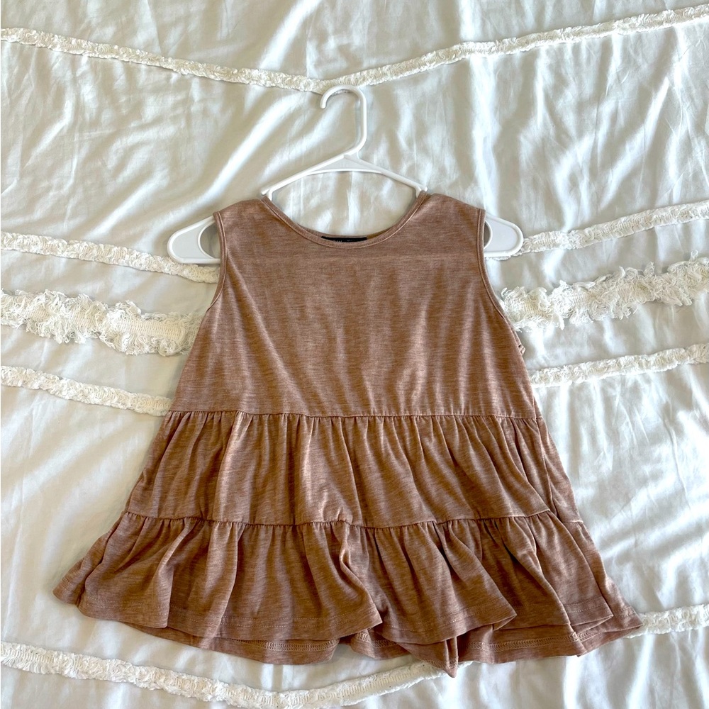 Tank Top with Subtle Ruffles